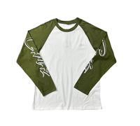 HAOZYUN T-Shirt A Maniche Lunghe A Maniche Lunghe con Stampa Casual Casual di Tendenza Primavera E Estate-Color-2||M