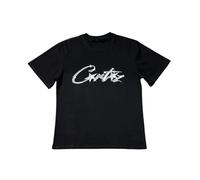 HAOZYUN T-Shirt Estiva in Puro Cotone Classico Stampato A Maniche Corte Estate High Street Uomo E Donna Casual Casual Casual Versatile T-Shirt Trendy-Color-6||L