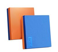 HAPBEAR Cuscino di Equilibrio 40x33 cm - Set 2 Pezzi, Balance Pad Fisioterapia Antiscivolo Spesso 6 cm con Nastro di Resistenza - Cuscino Propriocettivo per Allenamento e Riabilitazione