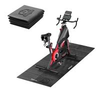 HAPBEAR Tappetino protettivo pieghevole per attrezzature sportive, 200 cm x 90 cm x 5 mm, in PVC ad alta densità, fonoassorbente, per tapis roulant, ellittico, cyclette, allenamento a rulli