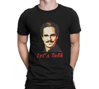 HAPDEZH Better-Call-Saul-Newest-Tshirt-for-Men-Let-s-Talk-Lalo-Salamanca-Essential-Round-Collar-Basic