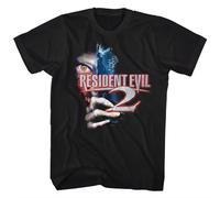 HAPDEZH Resident Evil 2 Horror Sci-Fi Movie Video Game Eye Hands Adult T-Shirt