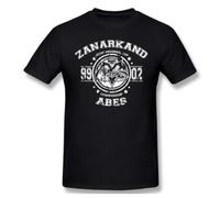 HAPDEZH Zanarkand-Abes-Vintage-T-Shirt-Funny-Tees-O-Neck-100-Cotton-Final-Fantasy-Role-playing-video