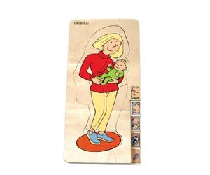 Hape 17024 - Layer Puzzle Mamma
