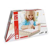 Hape Arpa da tavolo in legno con chiave di accordatura e partiture semplici per imparare a suonare dai 3 anni in su