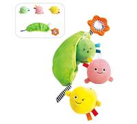 Hape Baccello di Piselli, Giocattolo sensoriale per Bambini, con Tanti Suoni e Texture, da Appendere al Passeggino