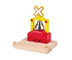 Hape Campanella Treno Automatica - Segnale acustico ferroviario per giocare coi trenini adatta a bambini dai 3 anni