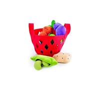 CESTO DI VERDURE vegetables basket HAPE gioco in stoffa E3167 kitchen world 8 PE