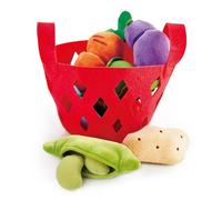 CESTO DI VERDURE vegetables basket HAPE gioco in stoffa E3167 kitchen world 8 PE