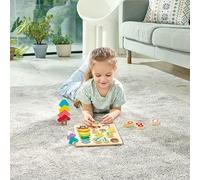 Hape Colori e numeri Puzzle - Giocattoli educativi per bambini