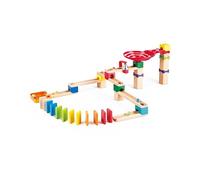 Hape Pista di biglie a due corsie con Domino 1 St
