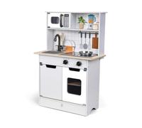 Hape Cucina giocattolo con effetti luminosi e sonori, in legno, dai 3 anni in su