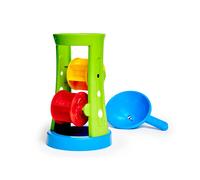 Hape - Mulino ad Acqua e Sabbia 18 M+| Divertente Giocattolo Multicolore per Gioco all’Aperto in Spiaggia e Piscina
