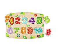 Hape E1404 Number Peg Puzzle - Wooden Educational Toy