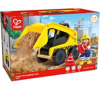 Hape Camion di carico Giocattolo per Bambini, Grande Pala Flessibile e Accessori da Cantiere, Adatto dai 3 Anni