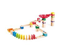 Hape Pista di biglie a due corsie con Domino 1 St