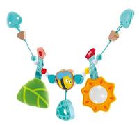 Hape E0023 Garden Friends Arch , Infant Cot Play Set, Stroller and Car Seat Pram Toy, Turquoise