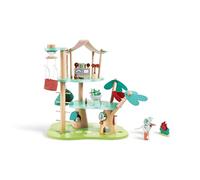 Hape Green Planet Explorers La casa sull'albero di Kiki - Set di Figurinas per gioco di ruolo bambini dai 3 anni in su