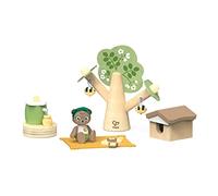 Hape Green Planet - Penny e il Picnic delle api - Set di gioco per piccoli amanti della natura dai 3 anni in su con personaggi, arnia e set picnic