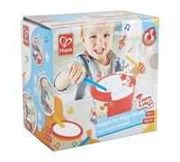 Hape Tamburo Suona con le Luci | Batteria elettronica con 2 modalità di gioco per imparare giocando dai 12 mesi di età