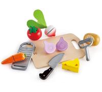 GLI ESSENZIALI PER LA CUCINA attrezzi utensili HAPE gioco di imitazione IN LEGNO