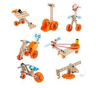 Hape Junior Inventor - Kit Deluxe per Esperimenti - 57 pezzi da costruzione e strumenti per piccoli inventori dai 4 anni in su