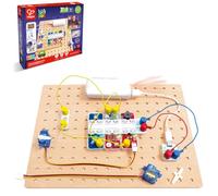 Hape Labbox - Kit elettrico per bambini Pro, sensore laser, a partire dagli 8 anni