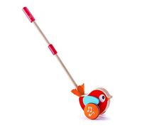 Hape- Lilly Uccellino Musicale Spingi e Cammina, E0353 - NUOVO