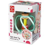 Hape Afferra la Mela - Giocattolo Sensoriale con Barre in Silicone e Anelli Sonori - Per Neonati da 0 Mesi