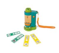 MICROSCOPIO PORTATILE nature fun HAPE in bamboo E5583 età 4+