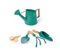 HaPe International Set da giardinaggio Nature Fun – attrezzi in ferro e bambù – Dai 4 anni