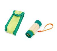 Hape Nature Fun - Telescopio regolabile 8x in bambù e plastica veg per conoscere meglio la natura dai 5 anni