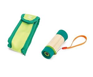 Hape Nature Fun - Telescopio regolabile 8x in bambù e plastica veg per conoscere meglio la natura dai 5 anni