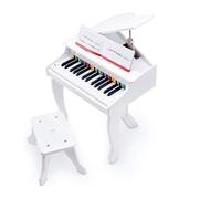 PIANOFORTE A CODA BIANCO PER BAMBINI GIOCHI IN LEGNO BAMBINI HAPE E0338