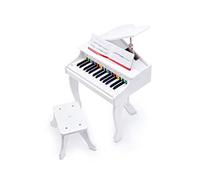 PIANOFORTE A CODA BIANCO PER BAMBINI GIOCHI IN LEGNO BAMBINI HAPE E0338