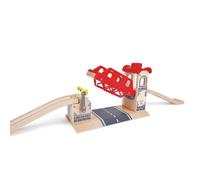 PONTE LEVATOIO lifting bridge HAPE ferrovia in legno E3709 età 3+