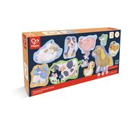Hape Puzzle della fattoria - Set di Puzzle Tematici per Bambini, Gioco di Logica e Sviluppo delle Abilità Motorie