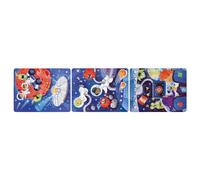 Hape Puzzle dell'avventura spaziale - Set di Puzzle Tematici per Bambini, Gioco di Logica e Sviluppo delle Abilità Motorie
