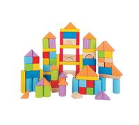 Hape 101 Blocks Wooden Puzzle 27x22x13 Cm Multicolor Bambini