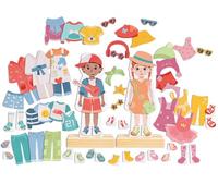 Puzzle vestiti magnetici creativo bambini