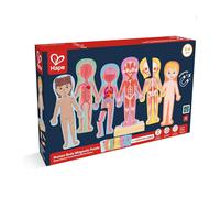Hape Puzzle Magnetico Del Corpo Umano - Set di Puzzle Tematici per Bambini, Gioco di Logica e Sviluppo delle Abilità Motorie