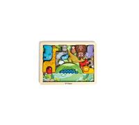 Hape Puzzle regno animale - Set di Puzzle Tematici per Bambini, Gioco di Logica e Sviluppo delle Abilità Motorie