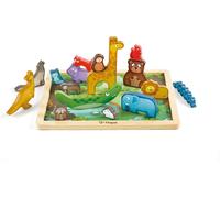 Hape Puzzle regno animale - Set di Puzzle Tematici per Bambini, Gioco di Logica e Sviluppo delle Abilità Motorie