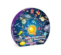 PUZZLE + GIOCO 2 in 1 SISTEMA SOLARE poster double face 102 PEZZI sole led HAPE