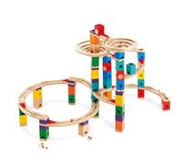 Hape Quadrilla - Ciclone - La più Grande Pista per biglie in Legno con spirali e Infiniti Layout per Bambini dai 4 Anni in su