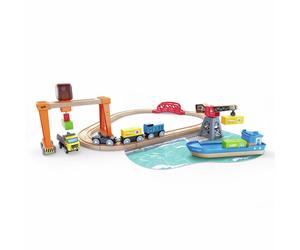 Hape Scarico e Carico nel Set Porto 1 pz Set