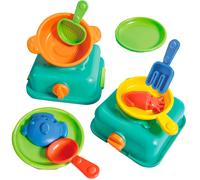 Hape Set da Cucina per Bambini da Spiaggia, 11 Accessori per Giocare al Mare