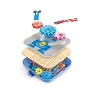 Hape - Set di Ingranaggi e Costruzione, E1065, Multicolore