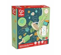 Hape Set di timbri Meraviglie della Natura, timbri per Bambini dai 3 Anni in su