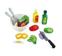 Hape Healthy Salad Playset 39-piece Play Salad Set with Utensils and Ingredien